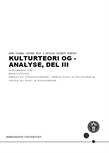Kulturteori og -analyse, del III FS26